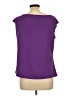 Rafaella Purple Sleeveless T-Shirt Size L - photo 2