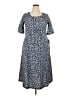 Misslook 100% Polyester Blue Casual Dress Size 2X - photo 1