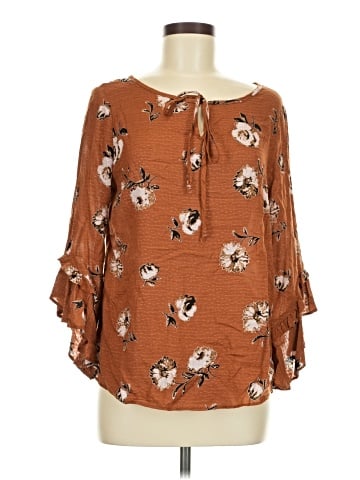 Everly 3/4 Sleeve Blouse (view 1)
