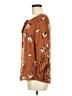 Everly 100% Rayon Brown 3/4 Sleeve Blouse Size M - photo 5