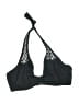 Freya Chevron-herringbone Black Swimsuit Top Size S - photo 1