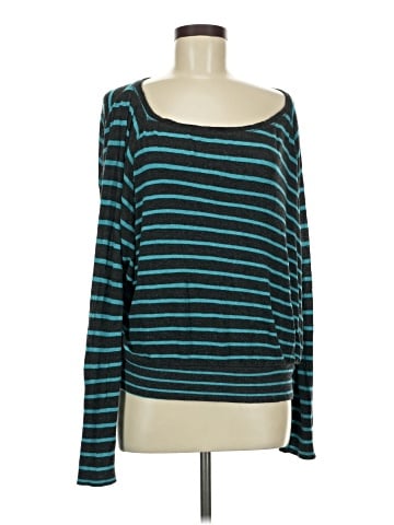 Bordeaux Long Sleeve Top (view 1)