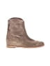 Vince. 100% Leather Brown Green Ankle Boots Size 6 1/2 - photo 1