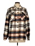 CY Fashion Plaid Brown Coat Size L - photo 1