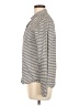Current/Elliott 100% Cotton Stripes Gray Long Sleeve Button-Down Shirt Size Med (2) - photo 5