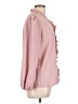 Unbranded 100% Polyester Pink Long Sleeve Blouse Size L - photo 4