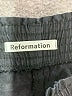 Reformation 100% Linen Solid Black Shorts Size XS - photo 3