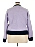 On 34th 100% Polyester Purple Cardigan Size XXL - photo 2