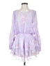 LoveShackFancy 100% Viscose Purple Cocktail Dress Size XS - photo 1