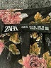 Zara Floral Brown 3/4 Sleeve Blouse Size XL - photo 7