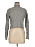 Topshop Metallic Gray Turtleneck Sweater Size 6 - photo 1