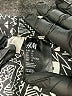 H&M 100% Viscose Print Black Casual Pants Size 8 - photo 7