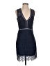 GOLDIE 100% Polyester Blue Cocktail Dress Size S - photo 1