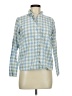 Unbranded 100% Cotton Checkered-gingham Green Long Sleeve Button-Down Shirt Size S - photo 1