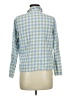 Unbranded 100% Cotton Checkered-gingham Green Long Sleeve Button-Down Shirt Size S - photo 2