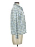 Unbranded 100% Cotton Checkered-gingham Green Long Sleeve Button-Down Shirt Size S - photo 4
