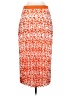 Future Collective 100% Polyester Print Orange Casual Skirt Size 0 - photo 2