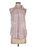 Unbranded 100% Polyester Gray Sleeveless Blouse Size 4 - photo 1