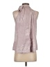 Unbranded 100% Polyester Gray Sleeveless Blouse Size 4 - photo 2