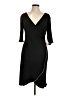 Connected Apparel 100% Polyester Black Cocktail Dress Size 12 - photo 1