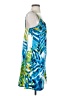 Natori 100% Polyester Tropical Blue Cocktail Dress Size S - photo 4