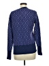 Ann Taylor LOFT Outlet Argyle Blue Pullover Sweater Size M - photo 2