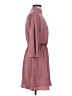 Everly 100% Polyester Solid Pink Casual Dress Size S - photo 4
