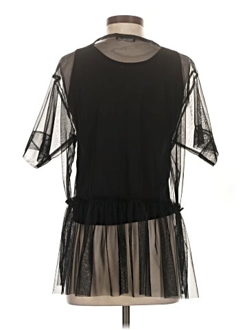 Zara W&B Collection Short Sleeve Top (view 2)