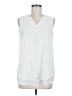 Cristina B. White Sleeveless Blouse Size M (estimated) - photo 1