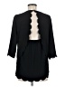 papermoon designed exclusively for Stitch Fix 100% Polyester Black Long Sleeve Blouse Size M - photo 2