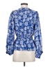 Vince Camuto Blue Long Sleeve Blouse Size S - photo 2