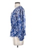 Vince Camuto Blue Long Sleeve Blouse Size S - photo 5
