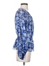 Vince Camuto Blue Long Sleeve Blouse Size S - photo 4