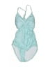 Unbranded Color Block Blue One Piece Swimsuit Size 11 - 12 - photo 1