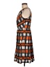 Eva Franco 100% Polyester Argyle Orange Cocktail Dress Size 6 - photo 5