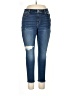 Lane Bryant Solid Blue Jeans Size 14 (petite) - photo 1
