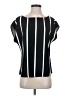 Banana Republic 100% Polyester Black Short Sleeve Blouse Size XS - photo 1