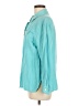 Dialogue Teal Long Sleeve Button-Down Shirt Size M - photo 5