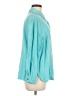 Dialogue Teal Long Sleeve Button-Down Shirt Size M - photo 4
