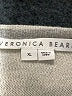 Veronica Beard 100% Cashmere Metallic Silver Cashmere Pullover Sweater Size XL - photo 6