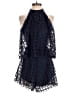 Design Lab Lord & Taylor 100% Polyester Blue Romper Size XS - photo 1