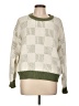 Bearpaw Checkered-gingham Green Pullover Sweater Size L - photo 1