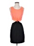 Divided by H&M Color Block Orange Cocktail Dress Size S - photo 1