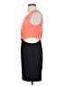 Divided by H&M Color Block Orange Cocktail Dress Size S - photo 5