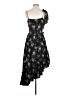 MSGM 100% Polyester Floral Black Cocktail Dress Size EU (IT) 40 / US 4 - photo 2