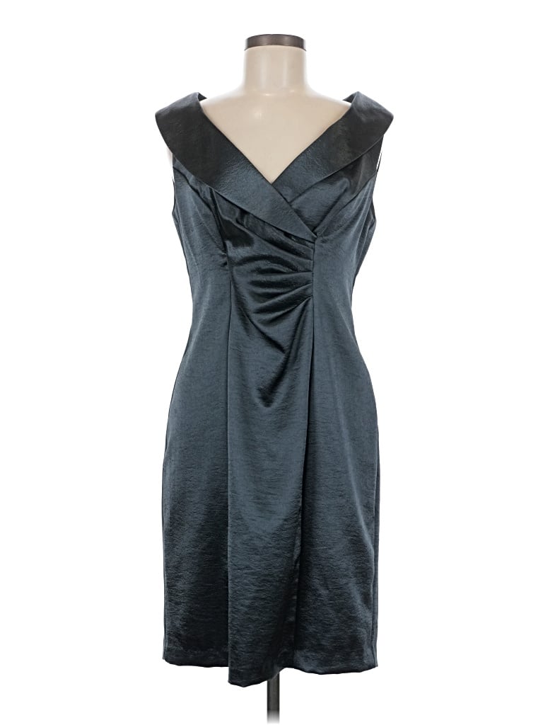 Pre-owned Dressbarn Cocktail Dress In Gray
