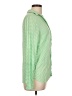 Splendid 100% Rayon Green Long Sleeve Blouse Size L - photo 4