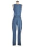 Athleta Solid Blue Jumpsuit Size 4 (tall) - photo 2