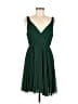 Forever 21 100% Polyester Solid Green Cocktail Dress Size M - photo 1