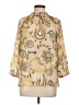 Harve Benard Gold 3/4 Sleeve Blouse Size L - photo 1